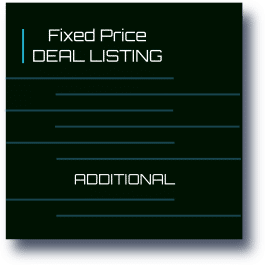 Fixed Price Deal Listing - Additional